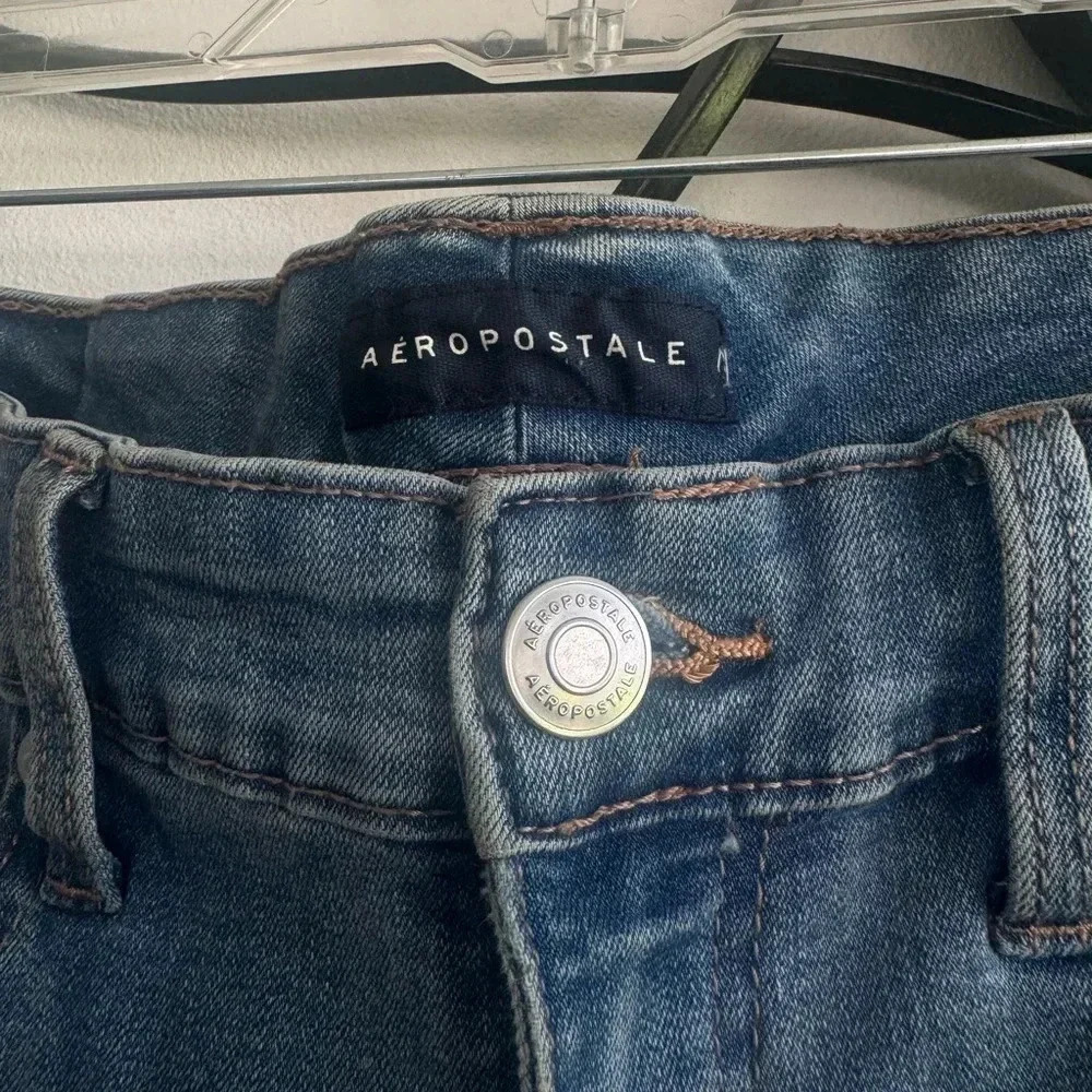 🔥 4 for $20 DEAL 🔥 Aéropostale Super High Rise Jegging Jeans - Size 10 Regular - Picture 3 of 13